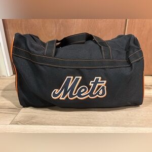 Vintage Mets Black and Orange Duffel Bag